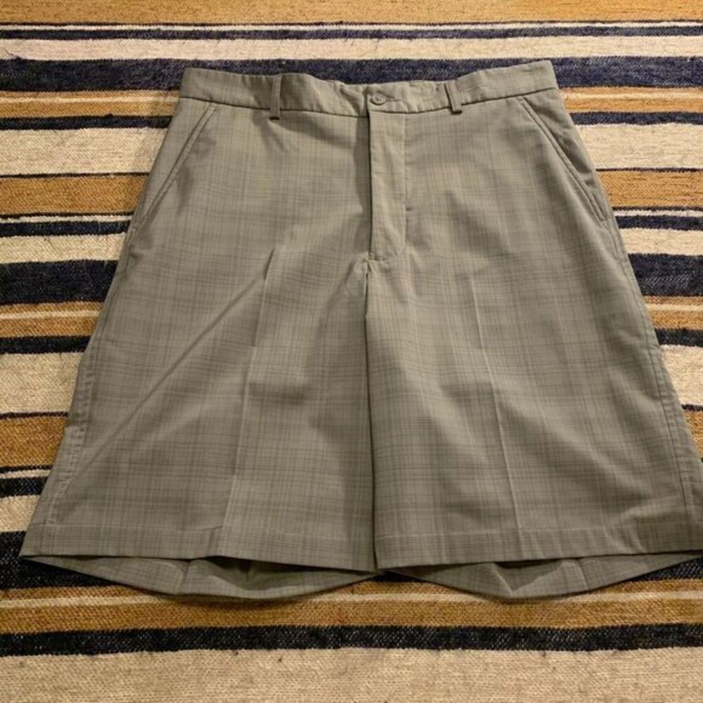 Lone‎ Cypress By Pebble Beach Men's Golf Shorts Plaid Stretch Athletic Size 33